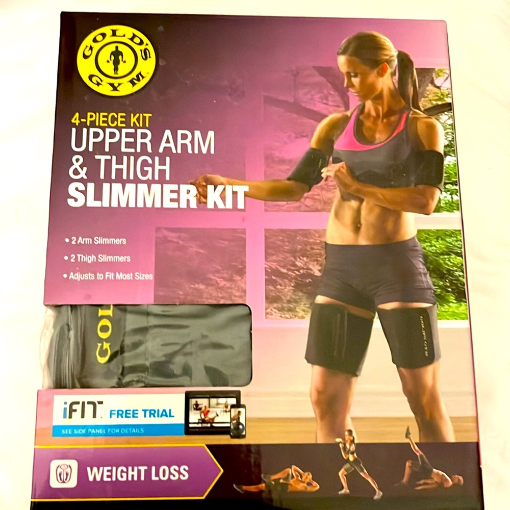 Gold Gym brand new 4-piece kit for upper arm and thigh areas. 👍